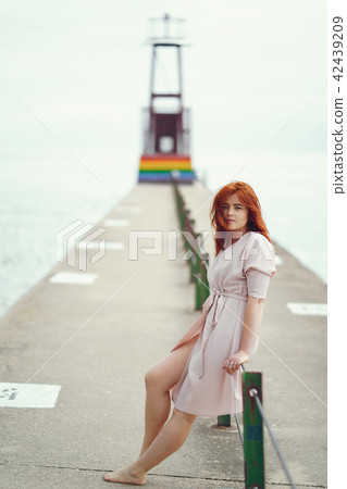 pretty girl in a beach pretty girl in a beach 42439209