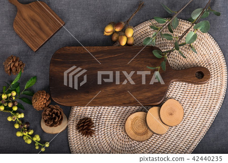 Kitchen image with eco-friendly food Kitchen image with eco-friendly food 42440235