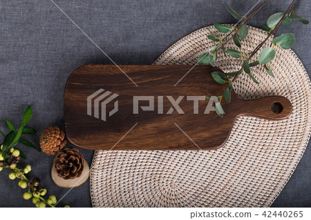 Kitchen image with eco-friendly food 42440265