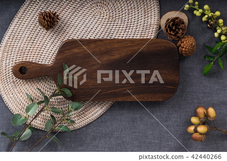 Kitchen image with eco-friendly food 42440266