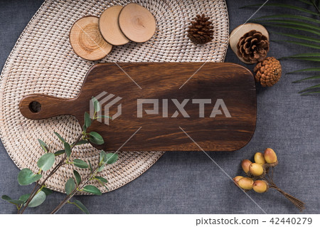 Kitchen image with eco-friendly food 42440279