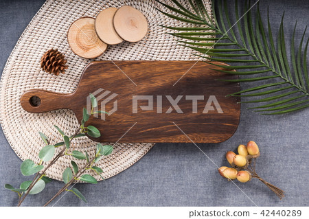 Kitchen image with eco-friendly food 42440289