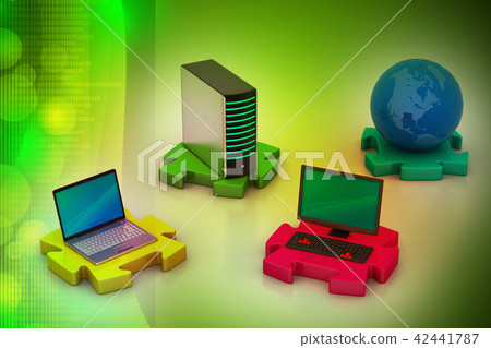 Network and internet communication concept 42441787