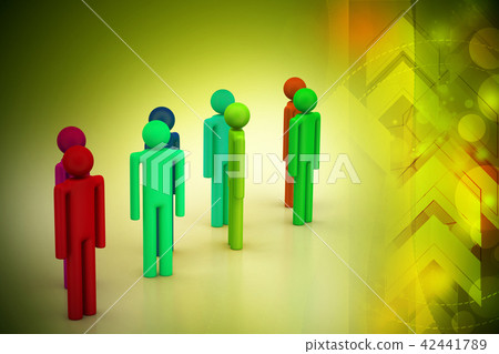 Different peoples in a team Different peoples in a team 42441789