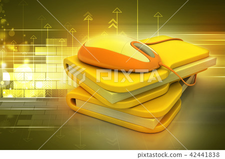 mouse with file folder 42441838