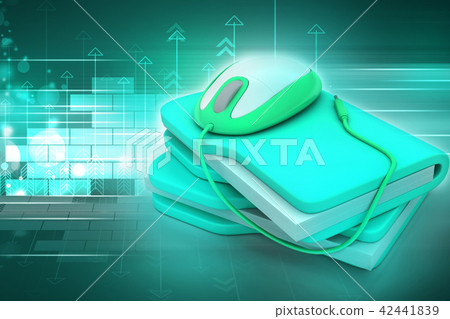 mouse with file folder 42441839