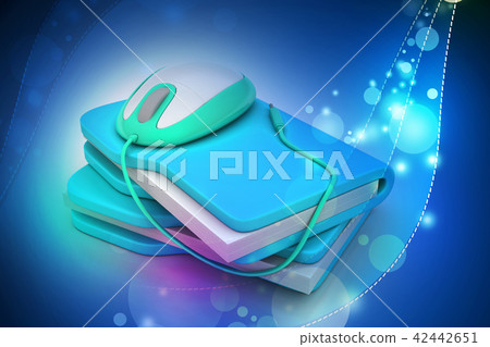 mouse with file folder 42442651