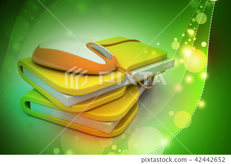 mouse with file folder 42442652