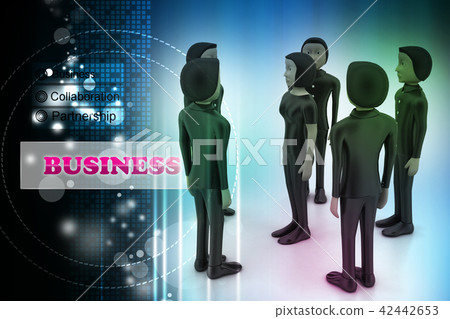 Businessmen. Leadership and team 42442653