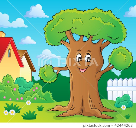 Cheerful tree theme image 2 Cheerful tree theme image 2 42444262