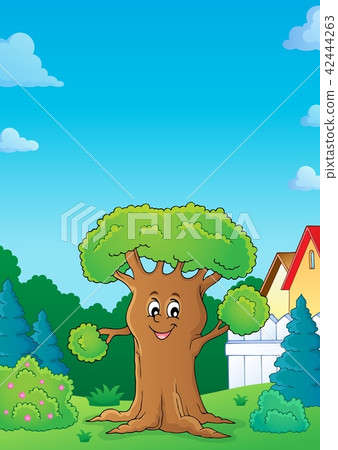 Cheerful tree theme image 3 Cheerful tree theme image 3 42444263