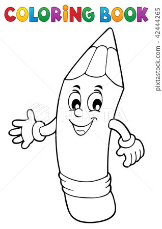 Coloring book happy pencil theme 1 Coloring book happy pencil theme 1 42444265