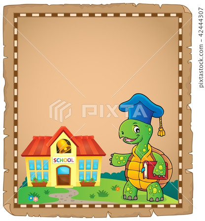 Turtle teacher theme parchment 1 42444307