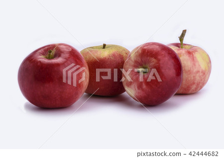 Fresh sweet apples isolated on white background Fresh sweet apples isolated on white background 42444682