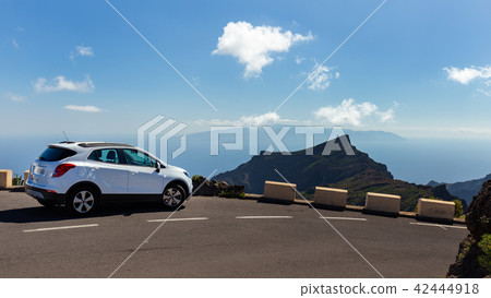 Sight on mountain and La Gomera 42444918