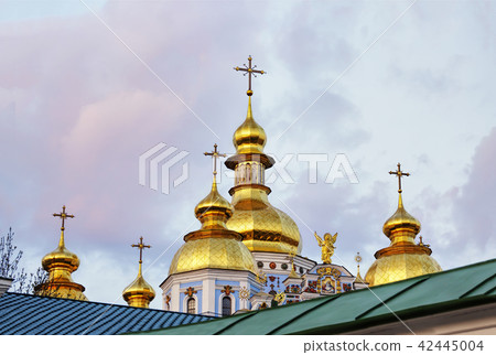 Golden domes,Christian temple,ukraine,historical Golden domes,Christian temple,ukraine,historical 42445004