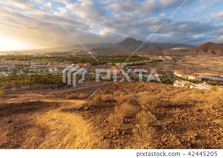Aerial view on Adeje and Las Americas Aerial view on Adeje and Las Americas 42445205