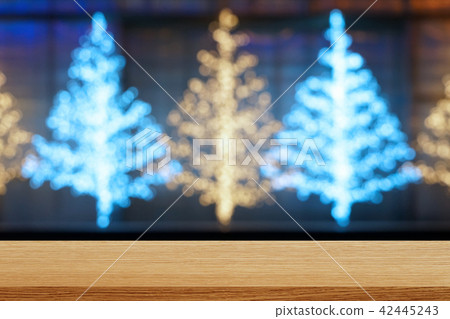 Bokeh背景，聖誕樹 42445243