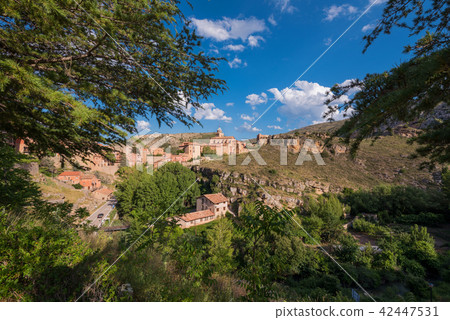 Albarracin, medieval village in teruel, Spain. 42447531