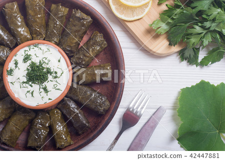 Dolma from grape of vines 42447881