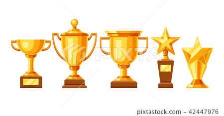 Set of old cups. Set of old cups. 42447976