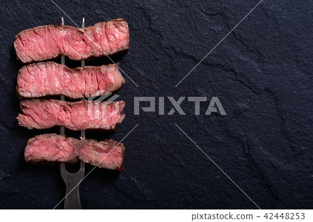 Grilled beef steak ribeye Grilled beef steak ribeye 42448253
