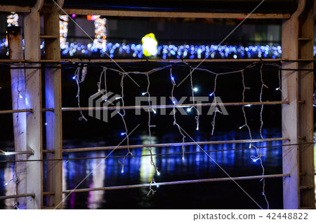 railing decorative string lights 42448822