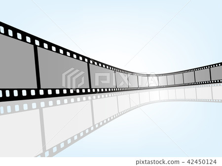 35mm film negative frame template, 3D vector element material 42450124