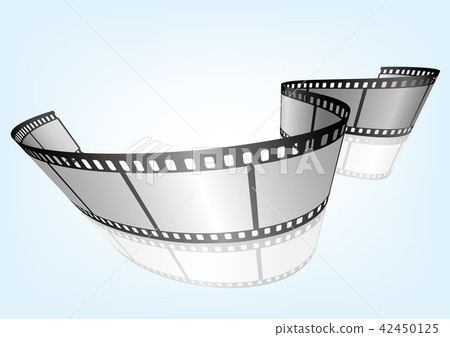 35mm film negative frame template, 3D vector element material 35mm film negative frame template, 3D vector element material 42450125