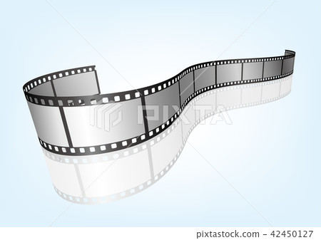 35mm film negative frame template, 3D vector element material 42450127