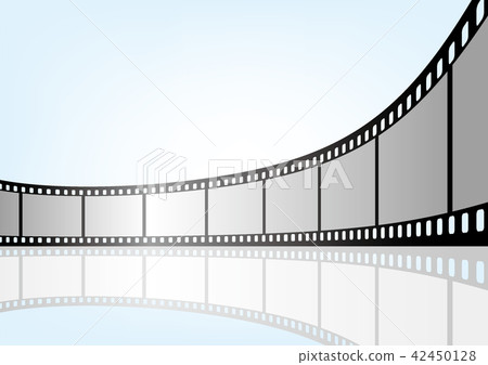 35mm film negative frame template, 3D vector element material 42450128