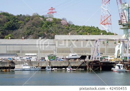 Scenery of cherry blossoming spring and isle Scenery of cherry blossoming spring and isle 42450455