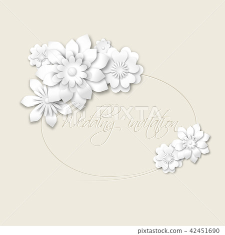 wedding invitation, illustration 42451690