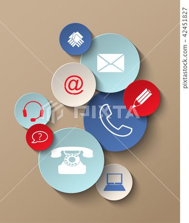 contact icons 42451827