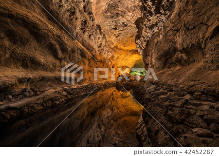 Cueva los Verdes. Tourist attraction in Lanzarote 42452287