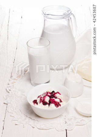 fresh sour cream and quark fresh sour cream and quark 42453687