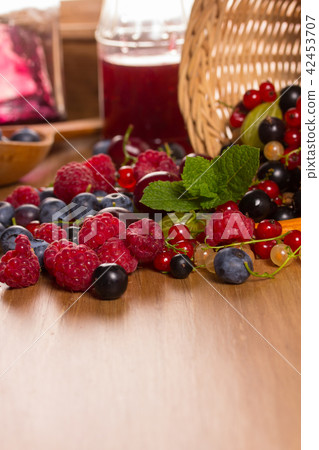 Different fresh ripe berries Different fresh ripe berries 42453707