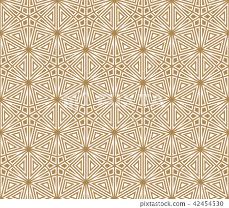 Seamless pattern based on Japanese ornament Kumiko 42454530