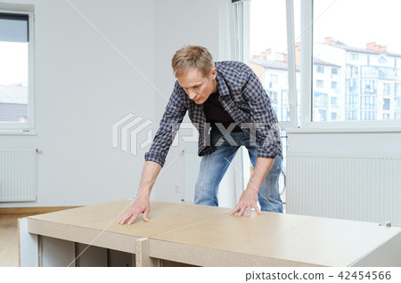 Furniture assembly at home. Furniture assembly at home. 42454566