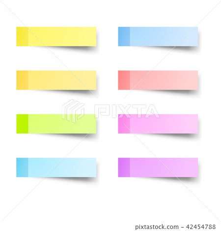 Sticky reminder notes Sticky reminder notes 42454788