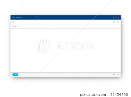 E-mail blank template E-mail blank template 42454796