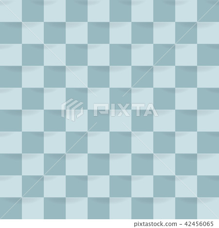 Vector abstract square texture. Pattern with shadow 42456065