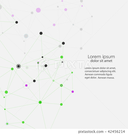 Vector network and connection background for your presentation Vector network and connection background for your presentation 42456214