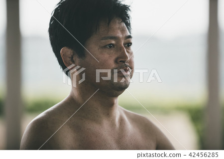 相撲 石製洗浴盆 正式蹲伏 42456285