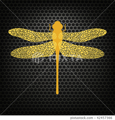 Colored Stilized Dragonfly. Insect Logo Design Colored Stilized Dragonfly. Insect Logo Design 42457366