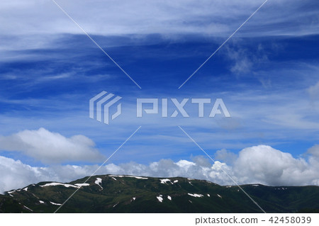 Northern Alps Scenic view from Sanmata Renhakadake mountain peak Mountains around Ununaira Kitinomata Dake 42458039