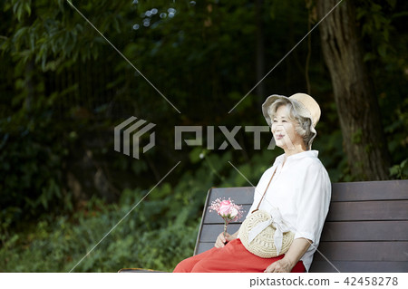 Life, woman, old man, Korean Life, woman, old man, Korean 42458278