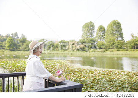 Life, woman, old man, Korean Life, woman, old man, Korean 42458295