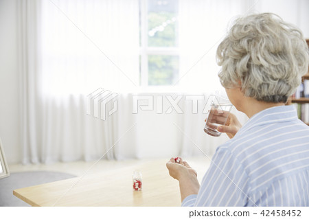 Life, woman, old man, Korean Life, woman, old man, Korean 42458452