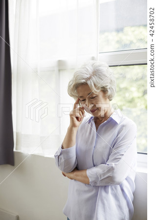 Life, woman, old man, Korean Life, woman, old man, Korean 42458702